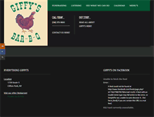 Tablet Screenshot of giffysbarbq.com